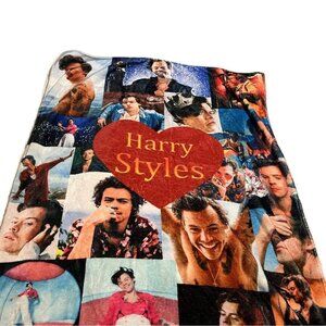 Harry Styles Blanket 40×50 Plush One Direction Boy Band